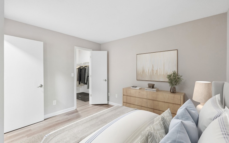 Bright and serene bedroom